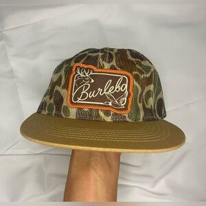Burlebo Mens Hat Camo Mesh